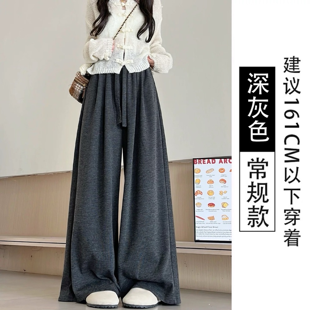 Brand New Women's Gray Wide-Leg Pants